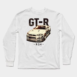 Nissan GTR R34 Long Sleeve T-Shirt